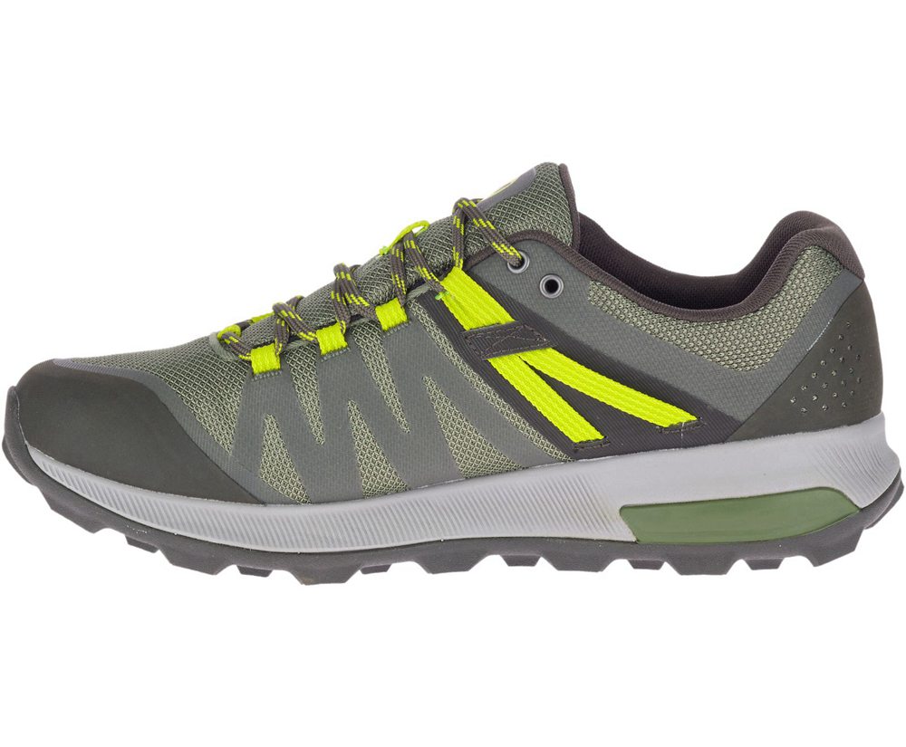 Merrell Hiking Shoes Olive - Zion FST Waterproof - Mens 53KTGFAYB